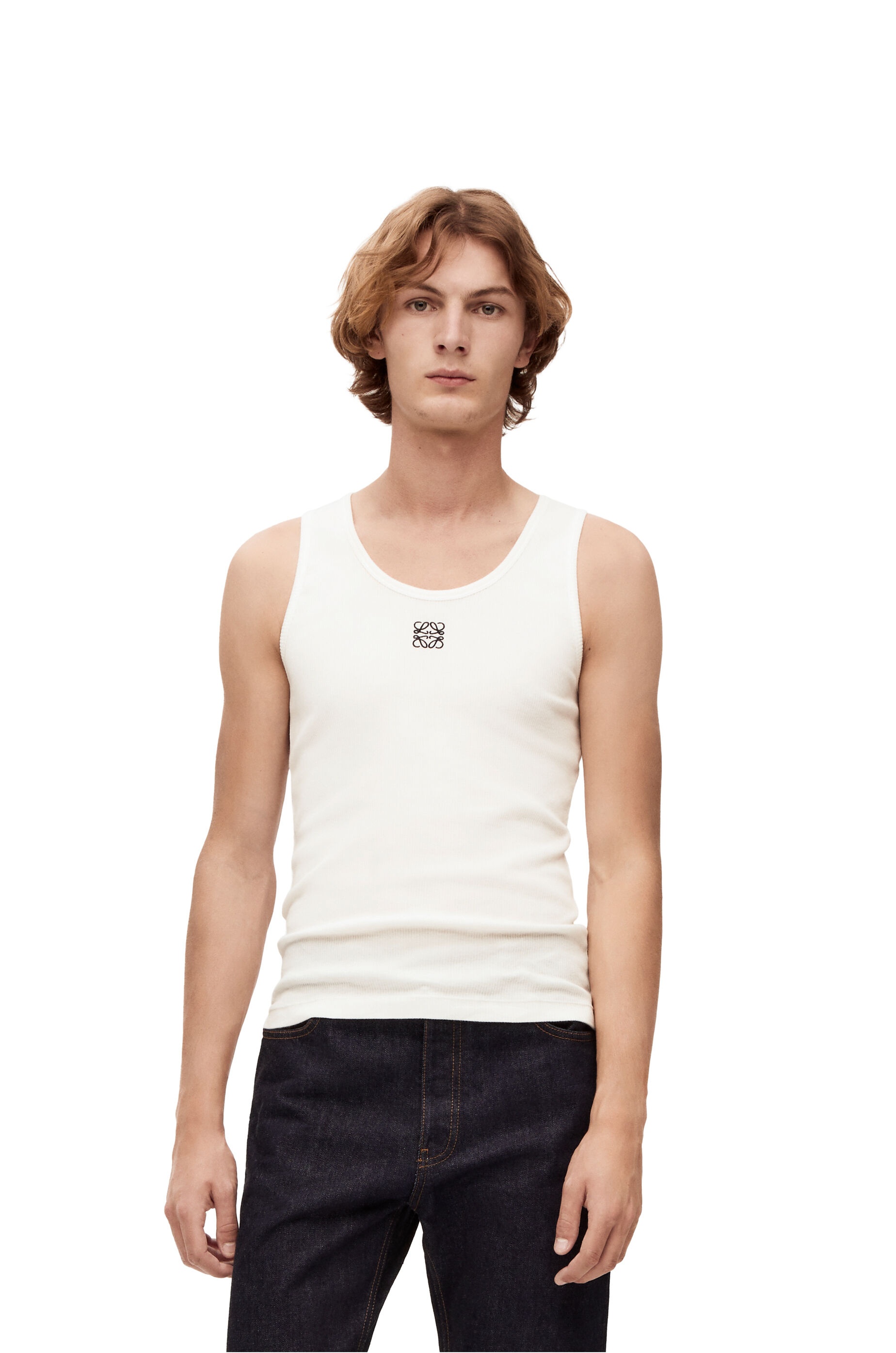 Loewe Anagram tank top in cotton | REVERSIBLE