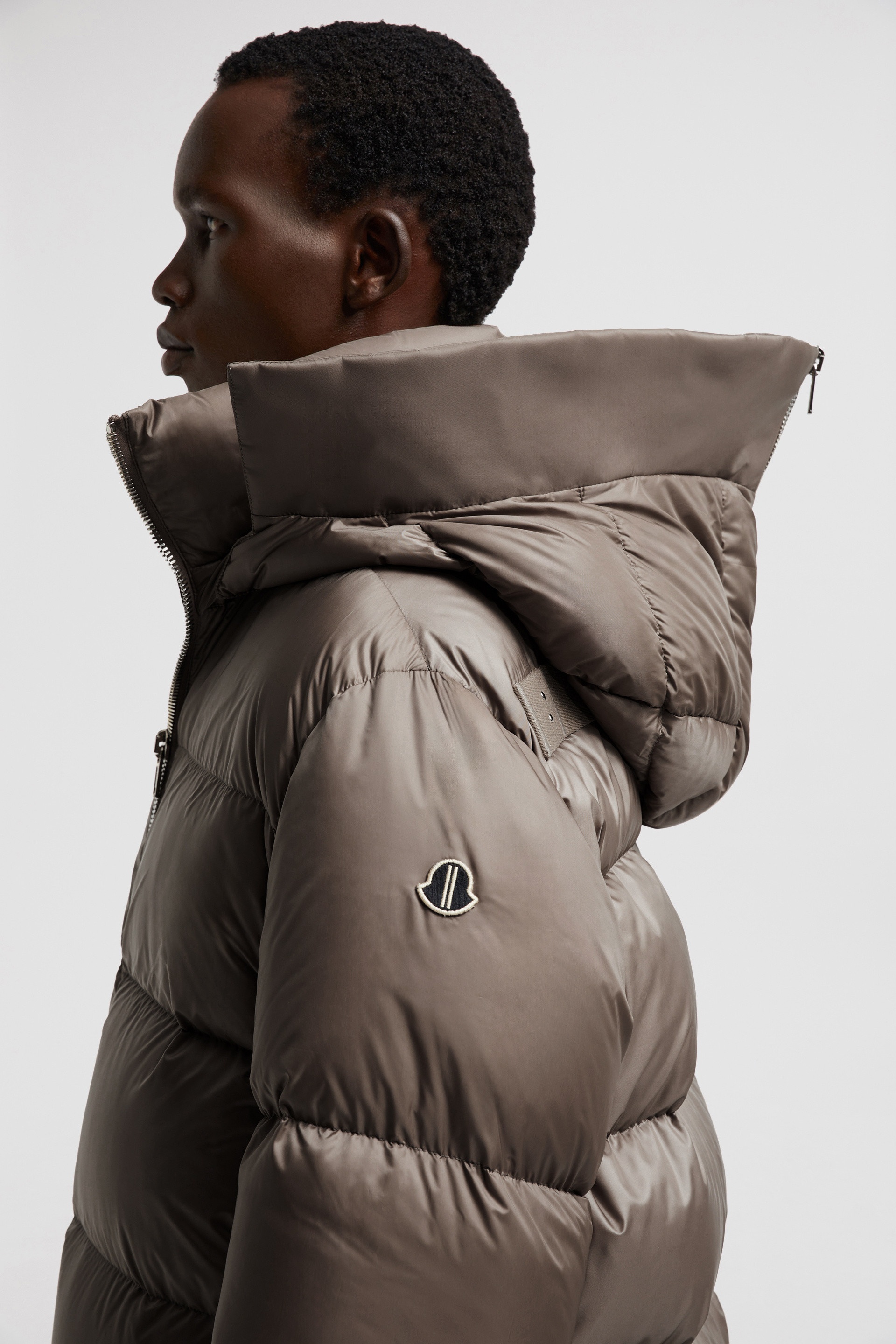 Moncler + Rick Owens Cyclopic Hooded Long Down Jacket - 4