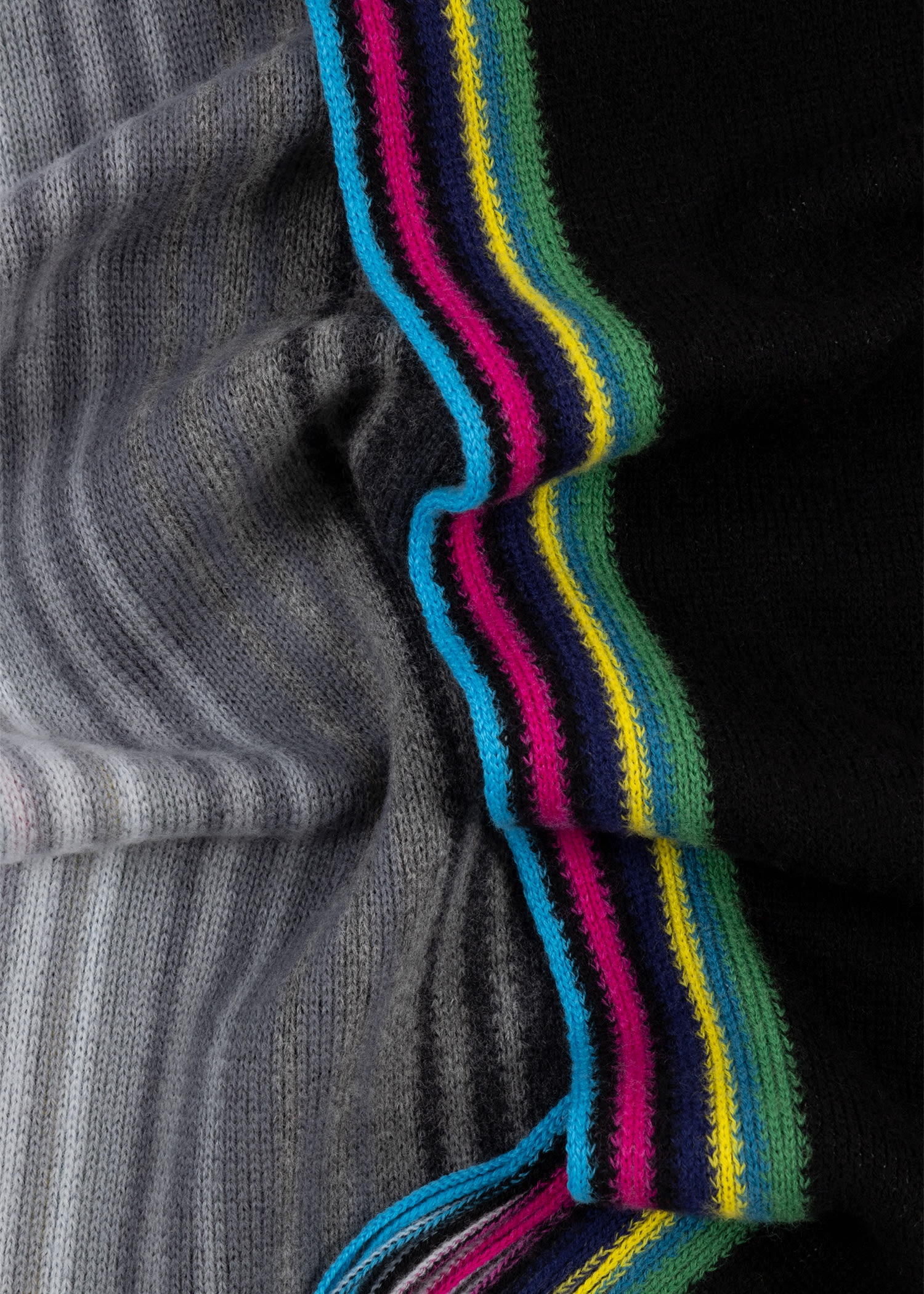 Merino Wool 'Sports Stripe' Scarf - 4