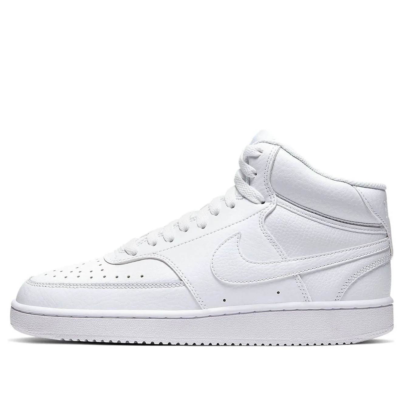 (WMNS) Nike Court Vision Mid 'Triple White' CD5436-100 - 1