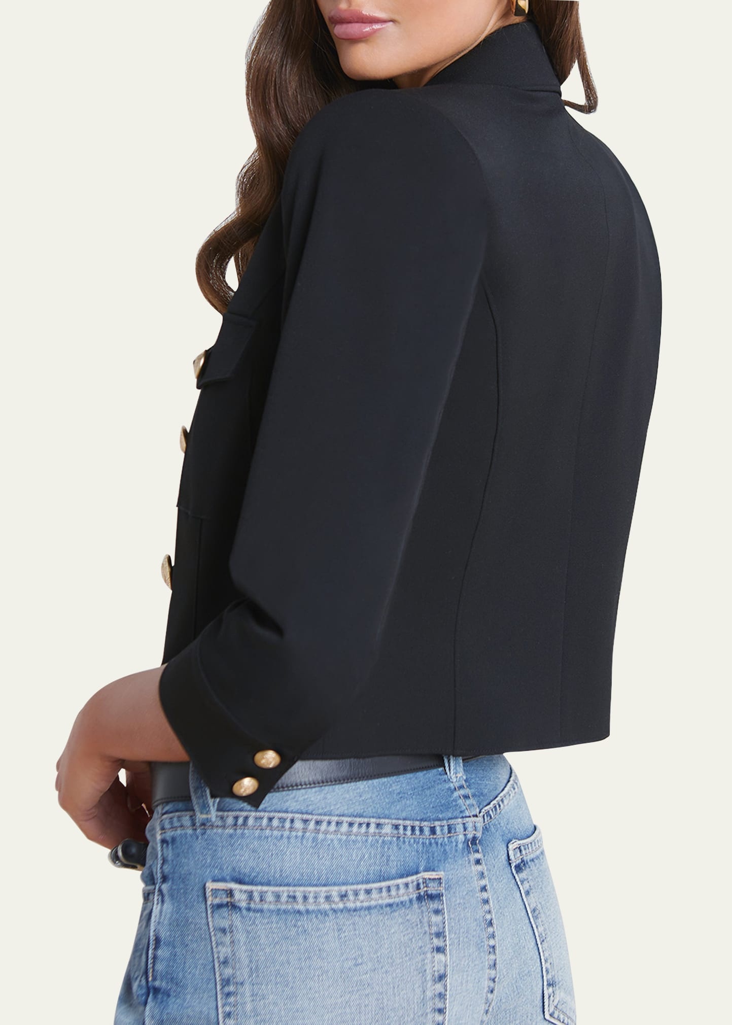 Kumi Cropped Fitted Jacket - 3