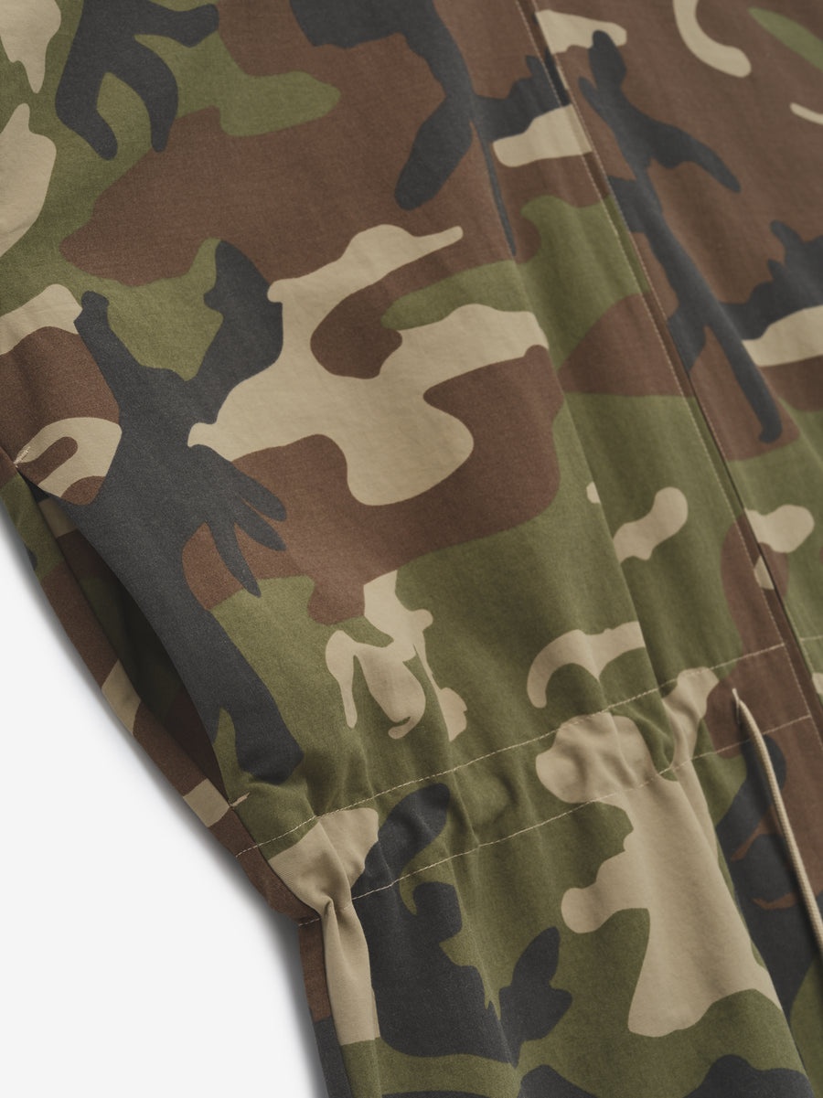 Military Nylon Mockneck Anorak - 4