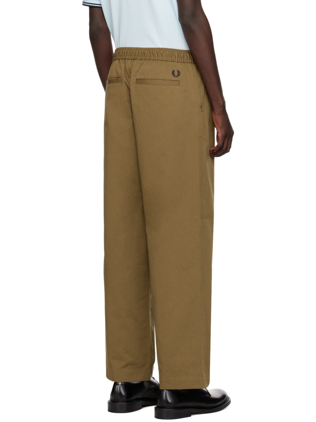 Brown Drawstring Trousers - 3
