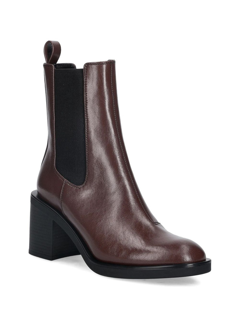 HUGO block-heel pull-tab boots outlook