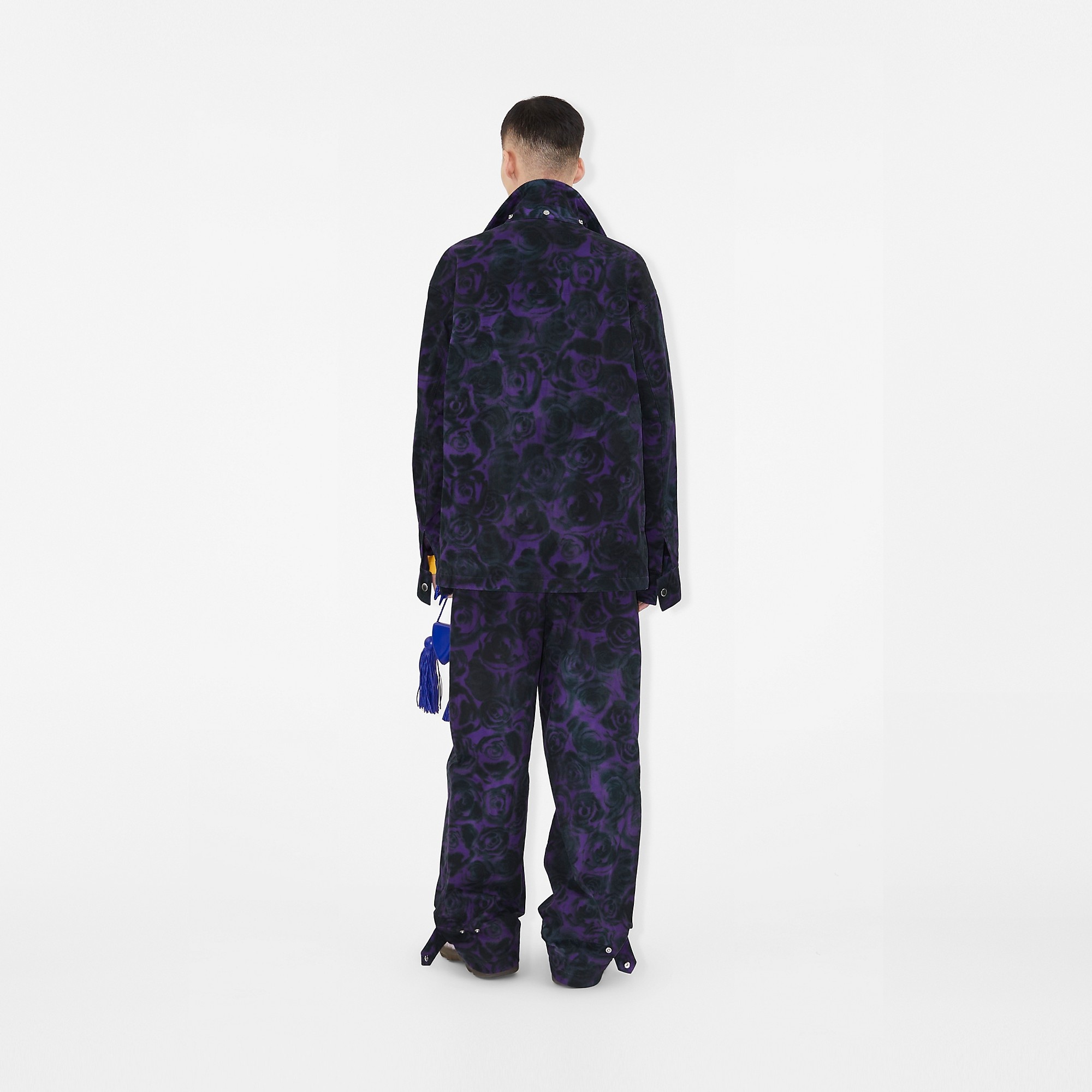 Rose Print Trousers - 4