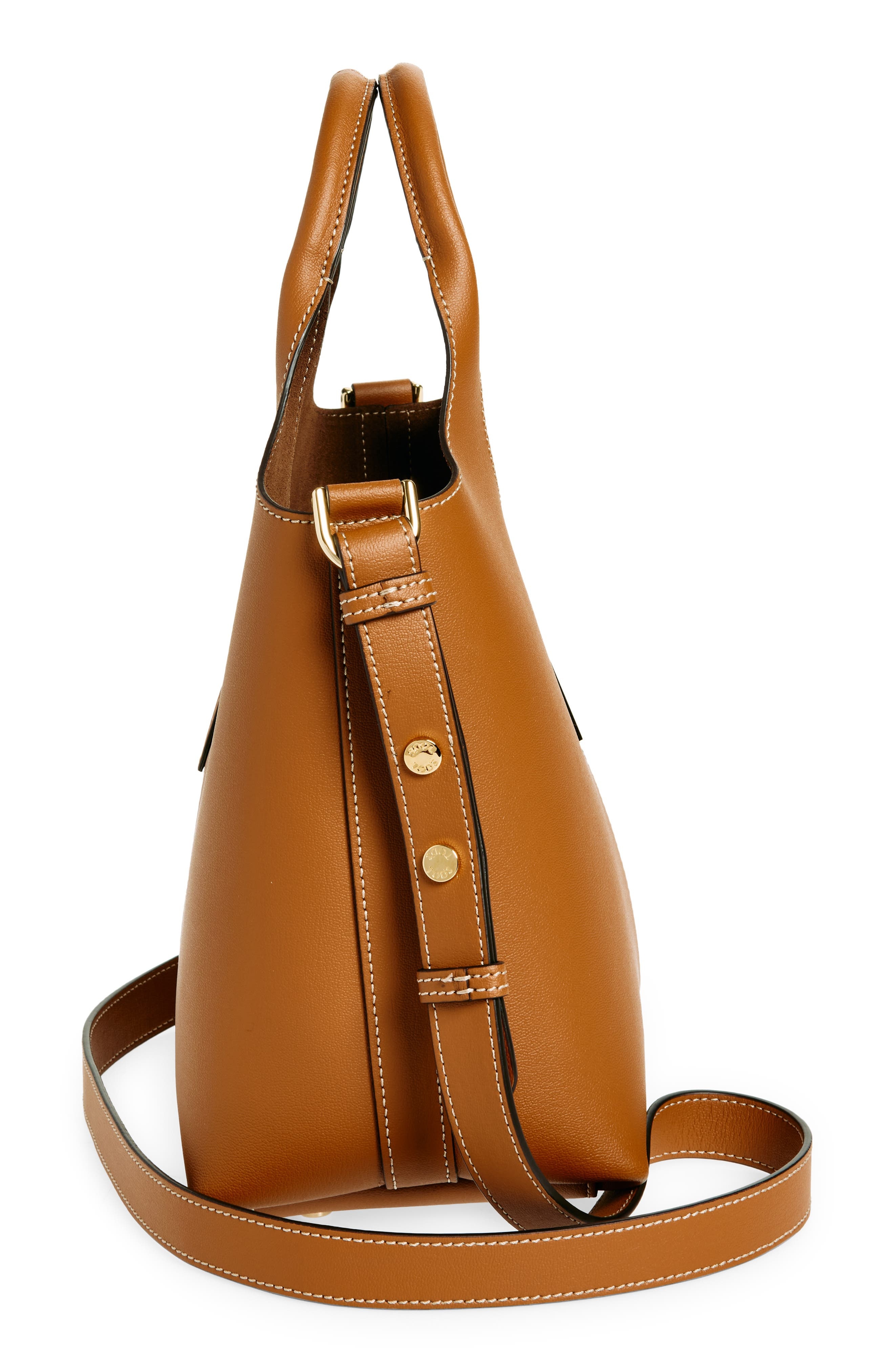 Tod's Mini Leather Shopping Bag Tote in Kenia Scuro at Nordstrom - 6