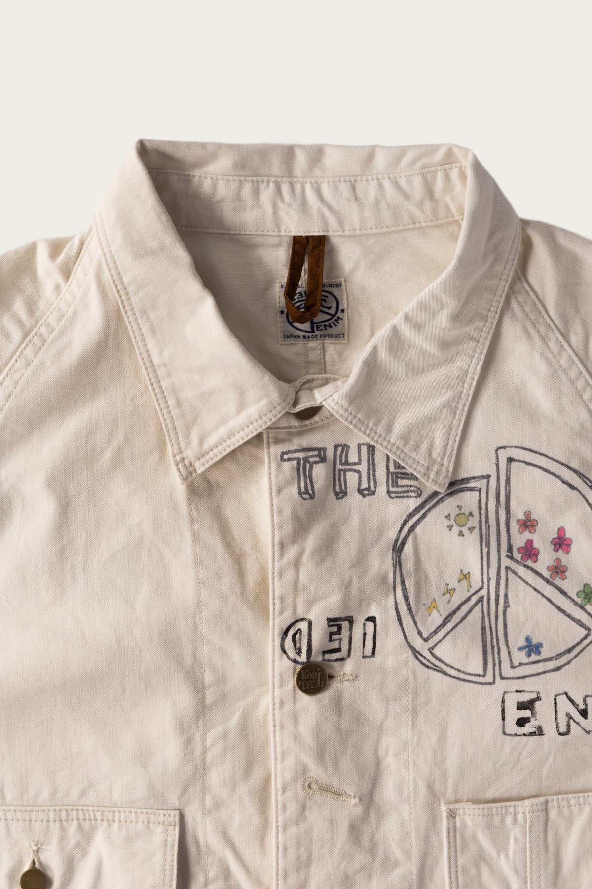 Rough-Face Twill CACTUS BEER JKT (Memorial Paint Model) - Natural - 2