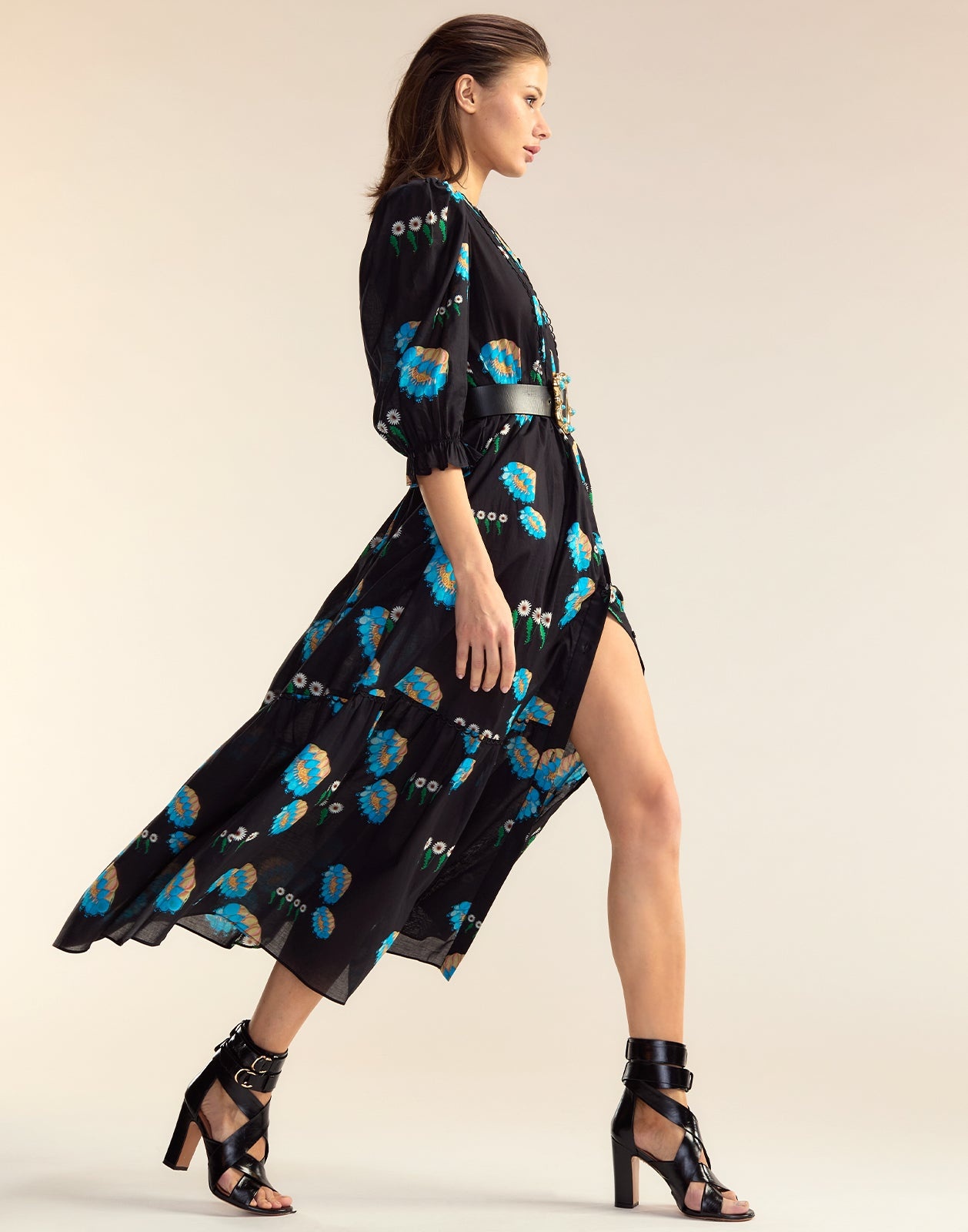 Eve Pintuck Dress - 4