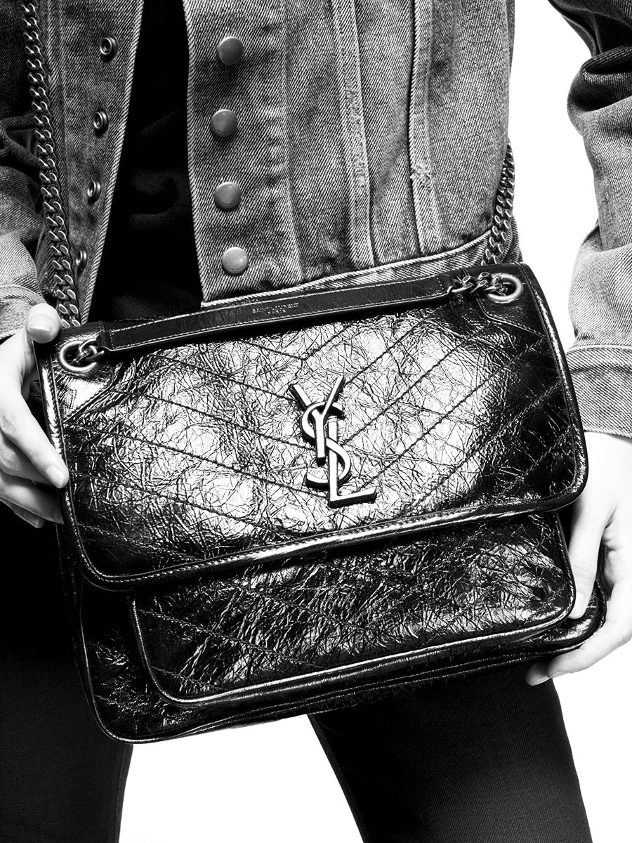 Niki Medium in Crinkled Vintage Leather - 7