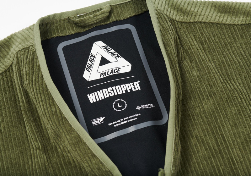 GORE-TEX INFINIUM CORDUROY VEST GREEN 4