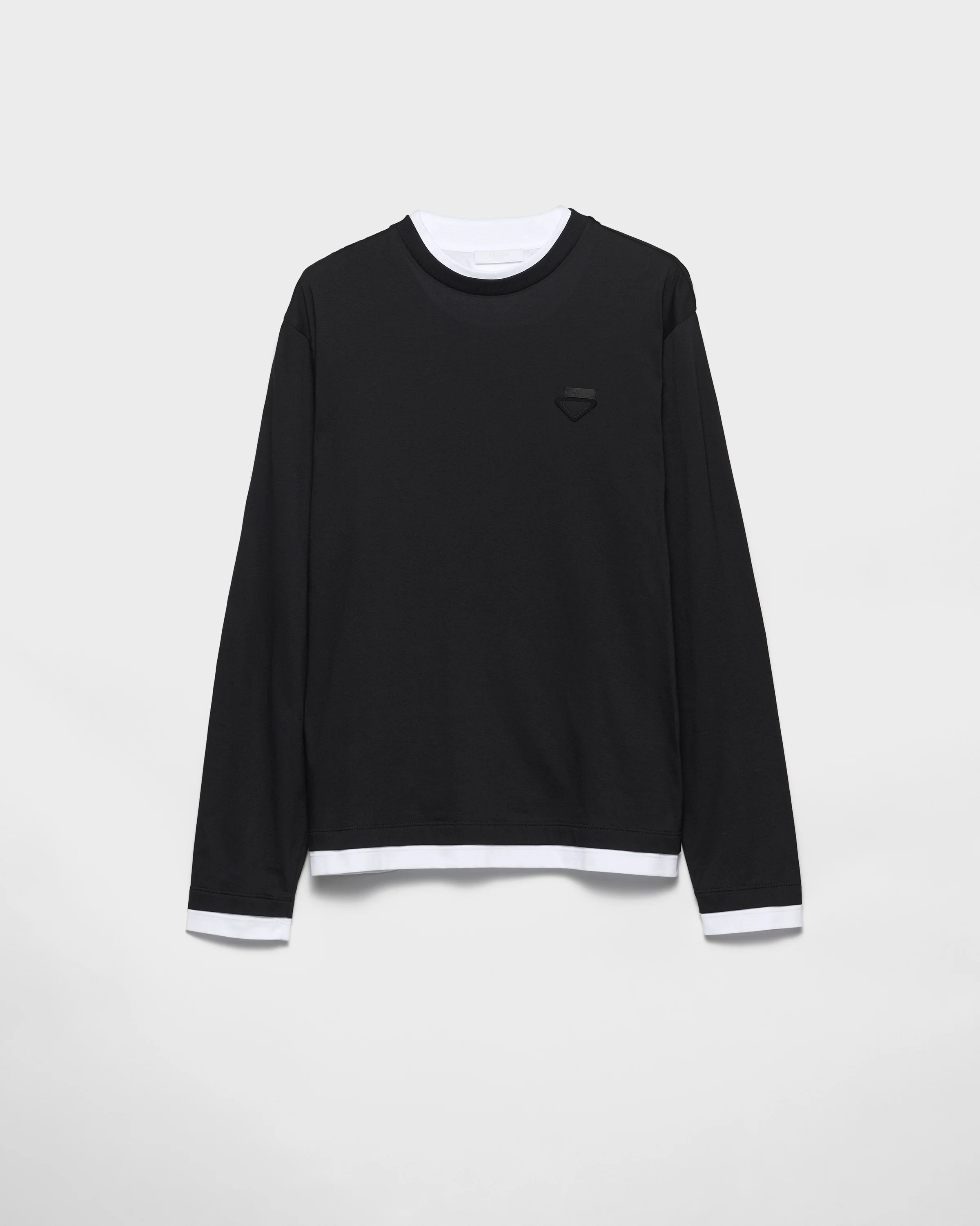 Long-sleeved cotton T-shirt - 1