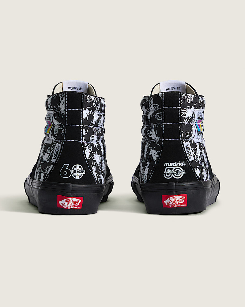 Van Doren Approved x Madrid Skateboards Skate Sk8-Hi Shoe 4