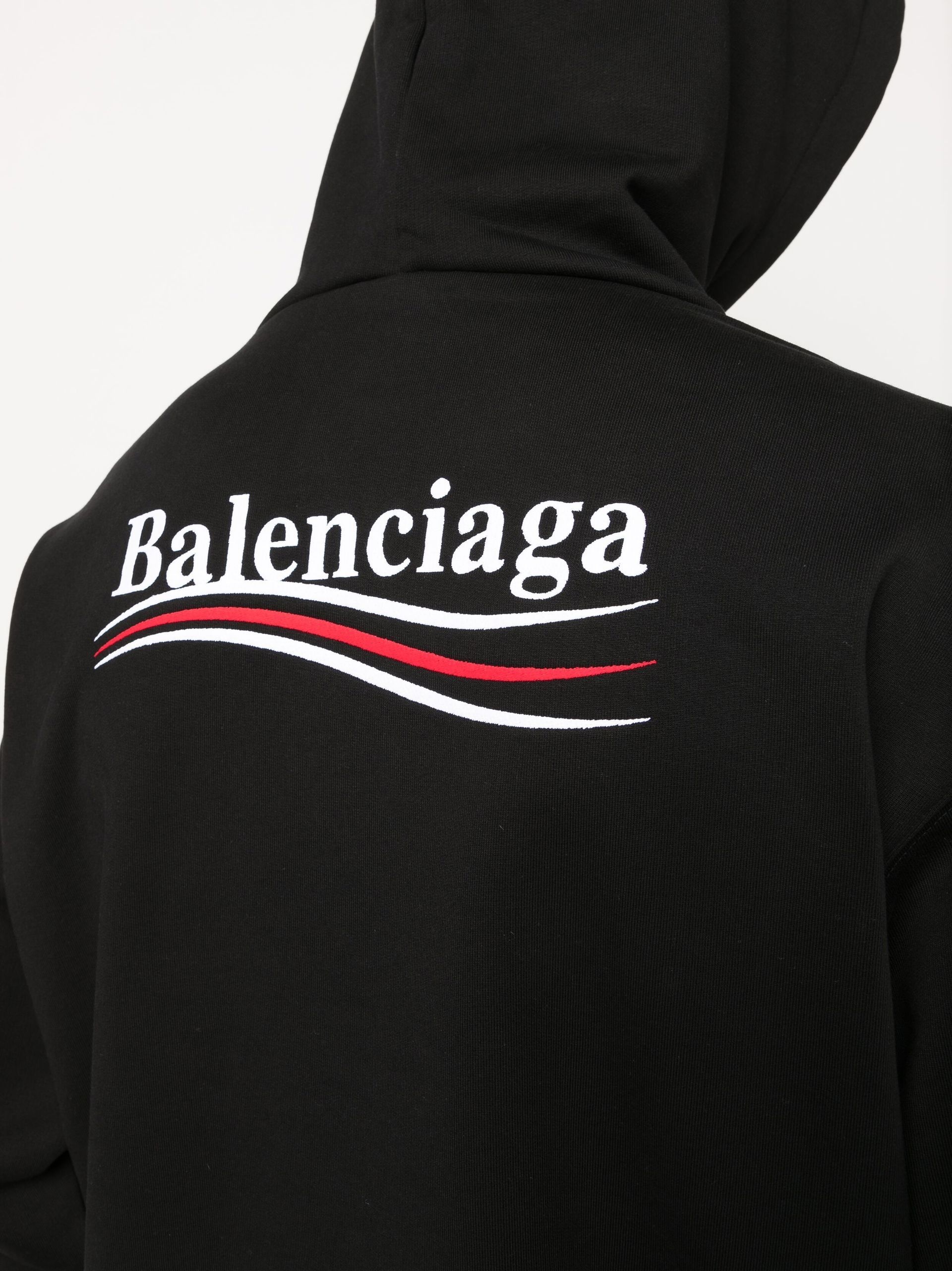 black Political Campaign cotton hoodie - 5