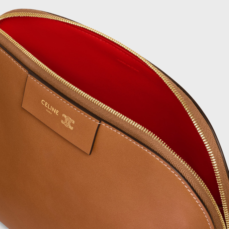 LARGE COSMETIC POUCH IN SMOOTH CALFSKIN 5
