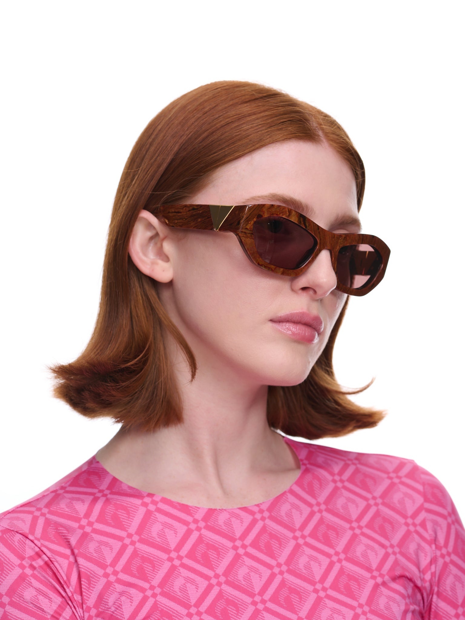 Angle Hexagonal Sunglasses - 3