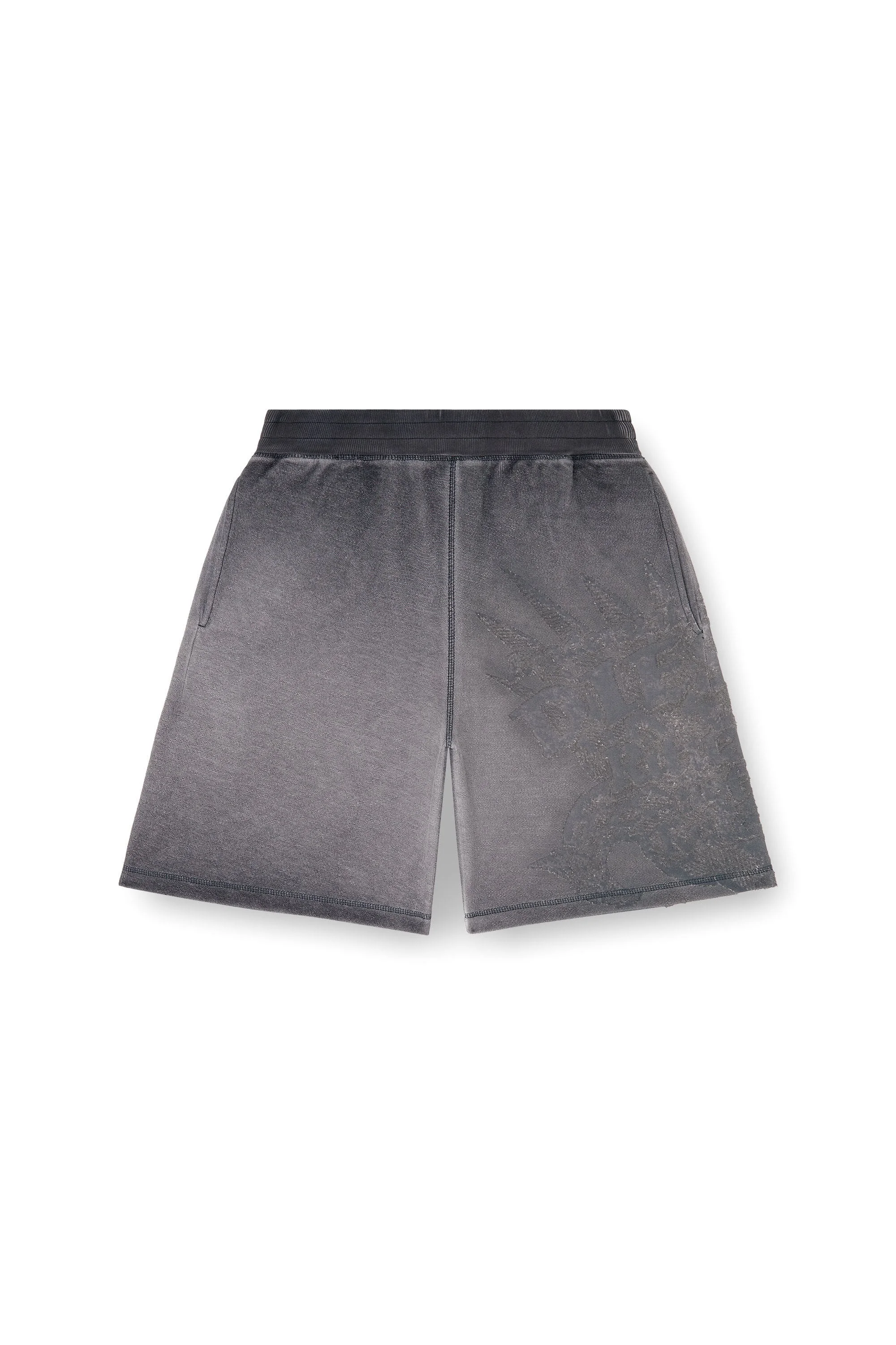 SWEATSHORTS WITH DÉVORÉ MOTIFS - 1
