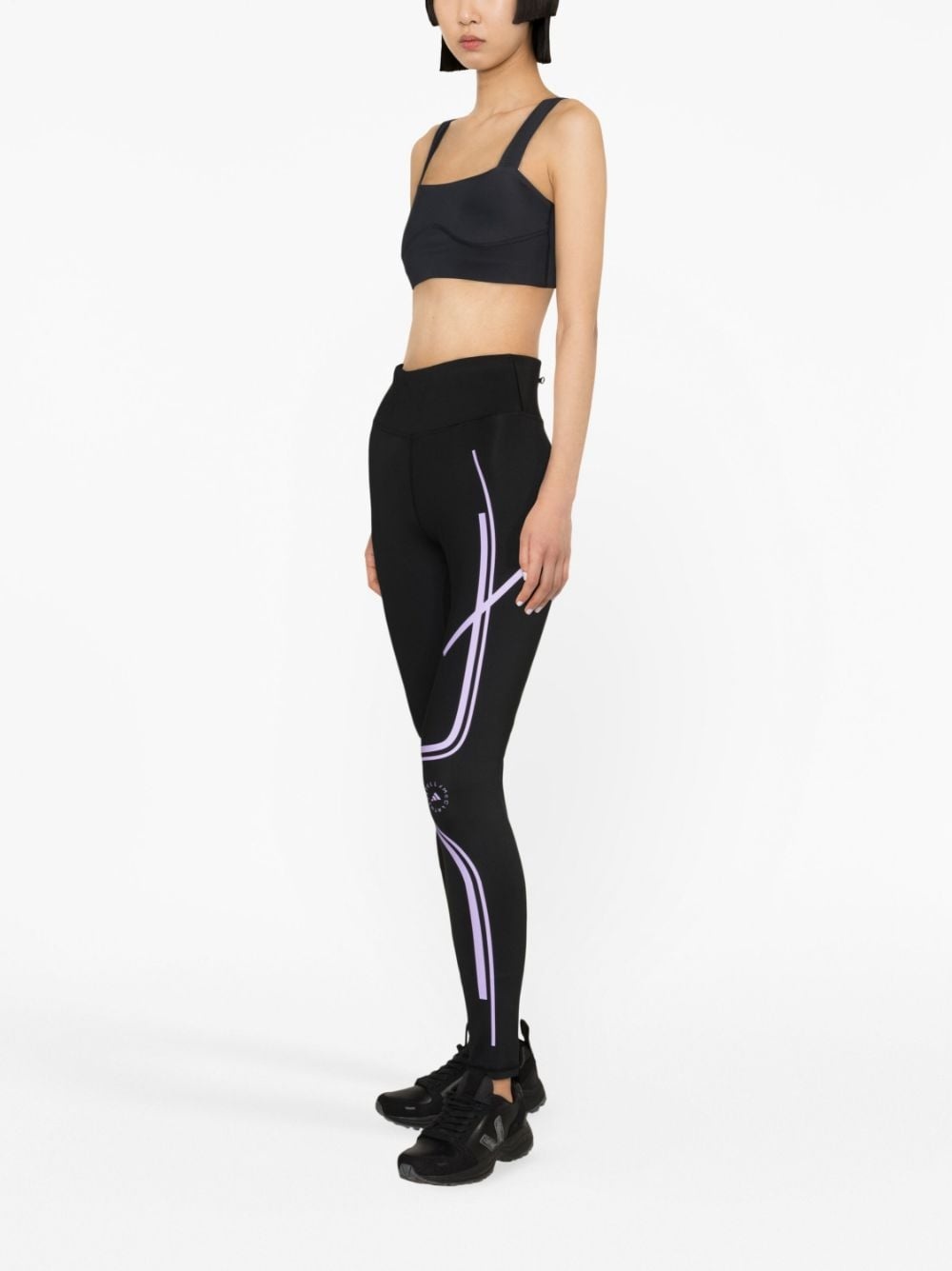 TruePace Running logo-print leggings - 3