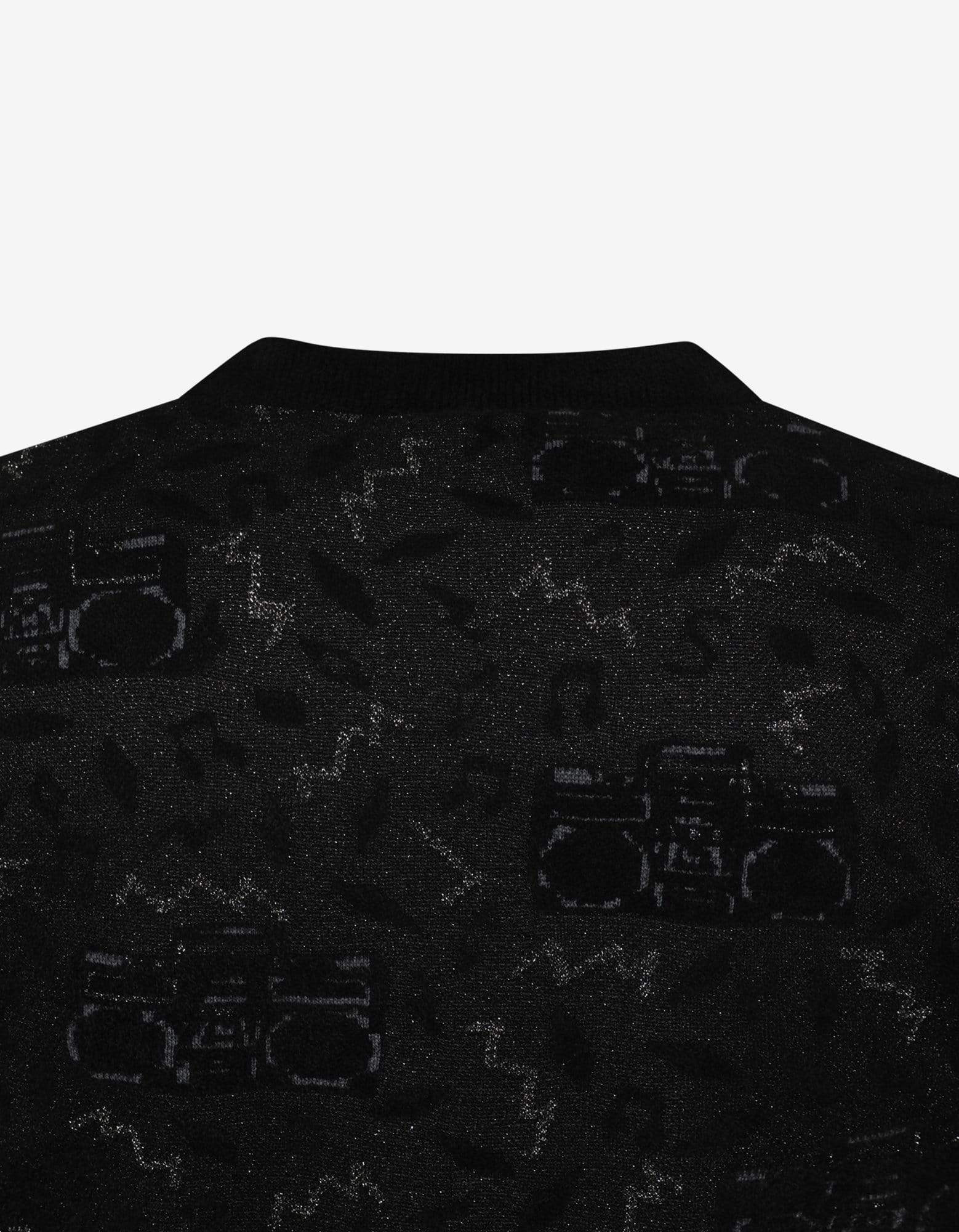 Saint Laurent Radio Jacquard Oversized Sweater - 8