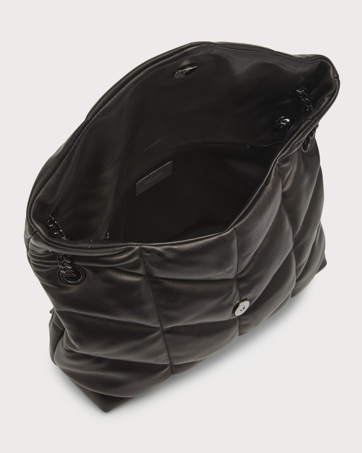 Lou Puffer Medium YSL Shoulder Bag in Quilted Leather - 5