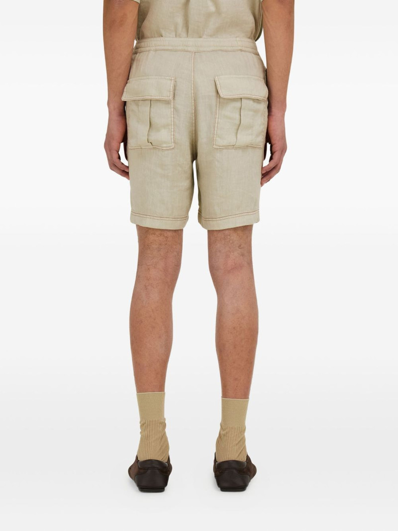 elasticated-waistband pocket shorts 4