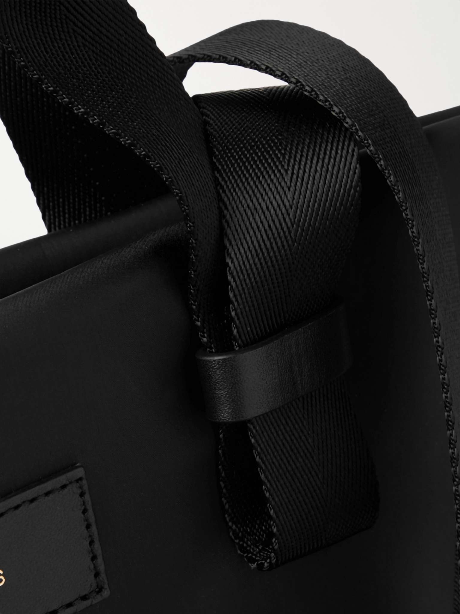 Dayton Leather-Trimmed Nylon Tote Bag - 5