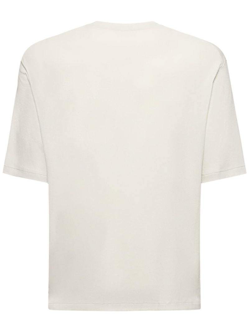 Layered cotton short-sleeve t-shirt - 3