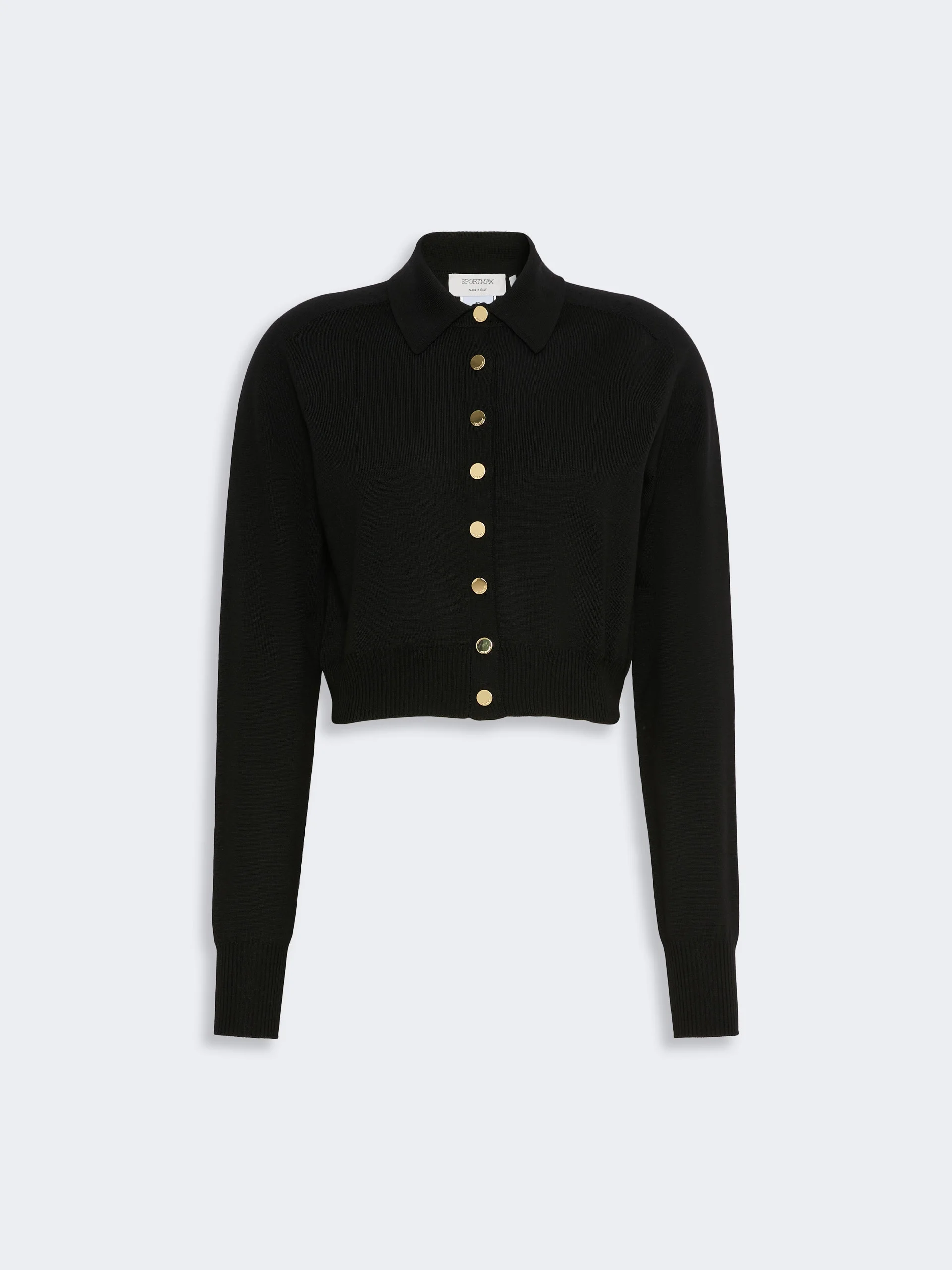 LIRICA Pure wool cardigan - BLACK - 1