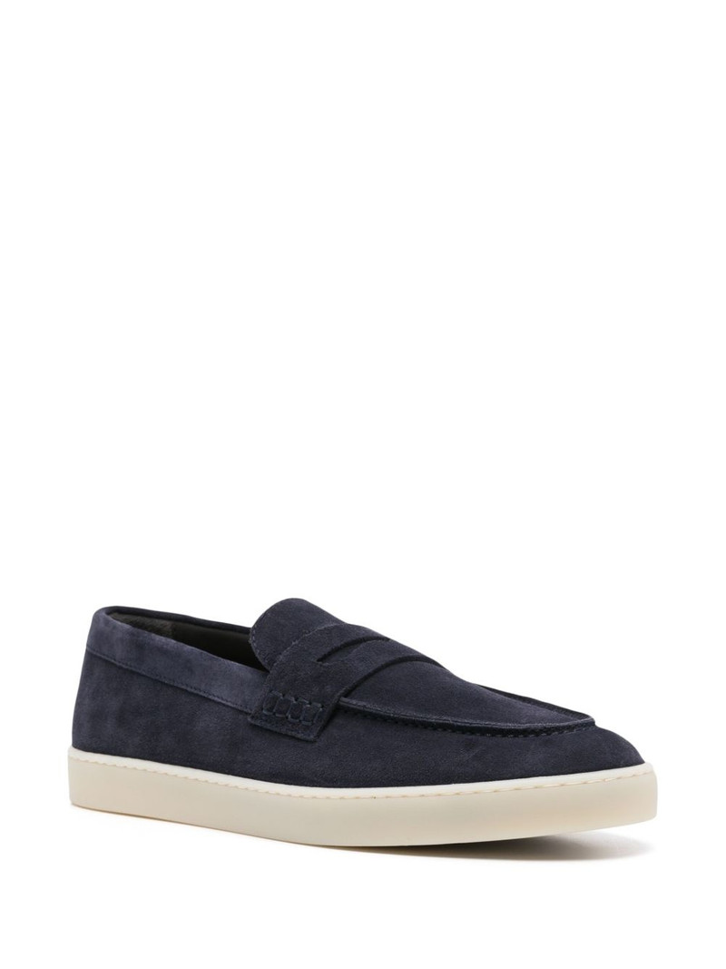 Canali suede loafers outlook