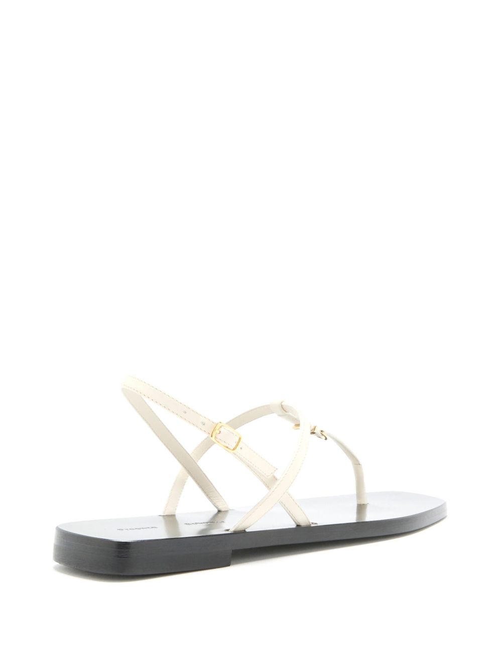 cross-strap flat sandals - 3