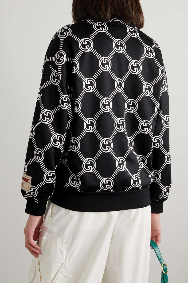 Printed jersey track jacket 4