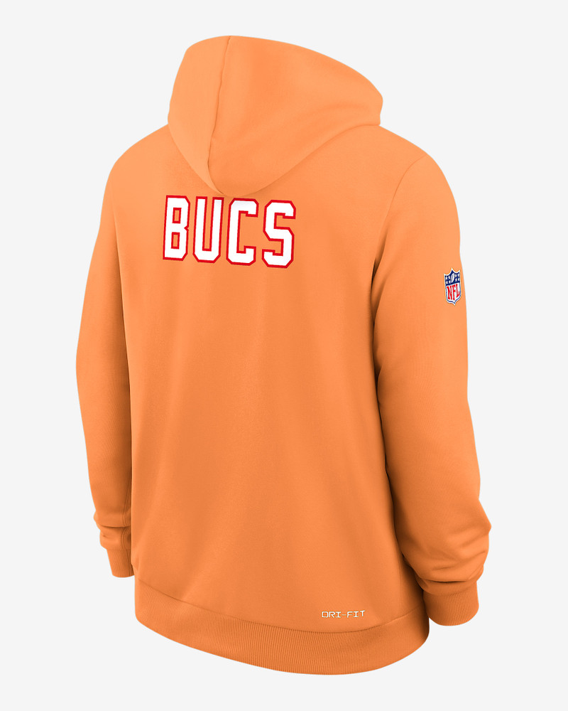 Nike Tampa Bay Buccaneers Alt Offensive Set Play Sideline Men's Nike Dri-FIT NFL Pullover Hoodie outlook