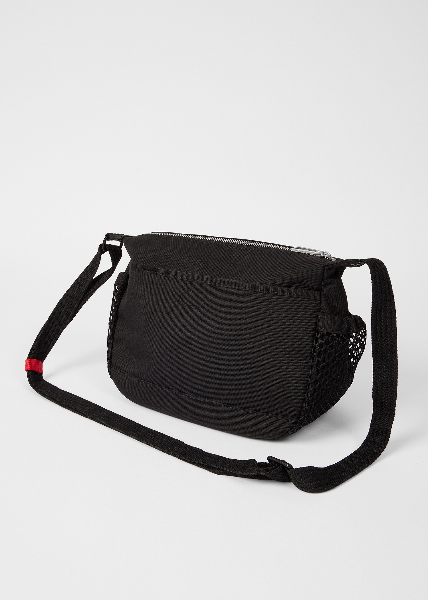 Black Nylon Utilitarian Crossbody Bag - 5