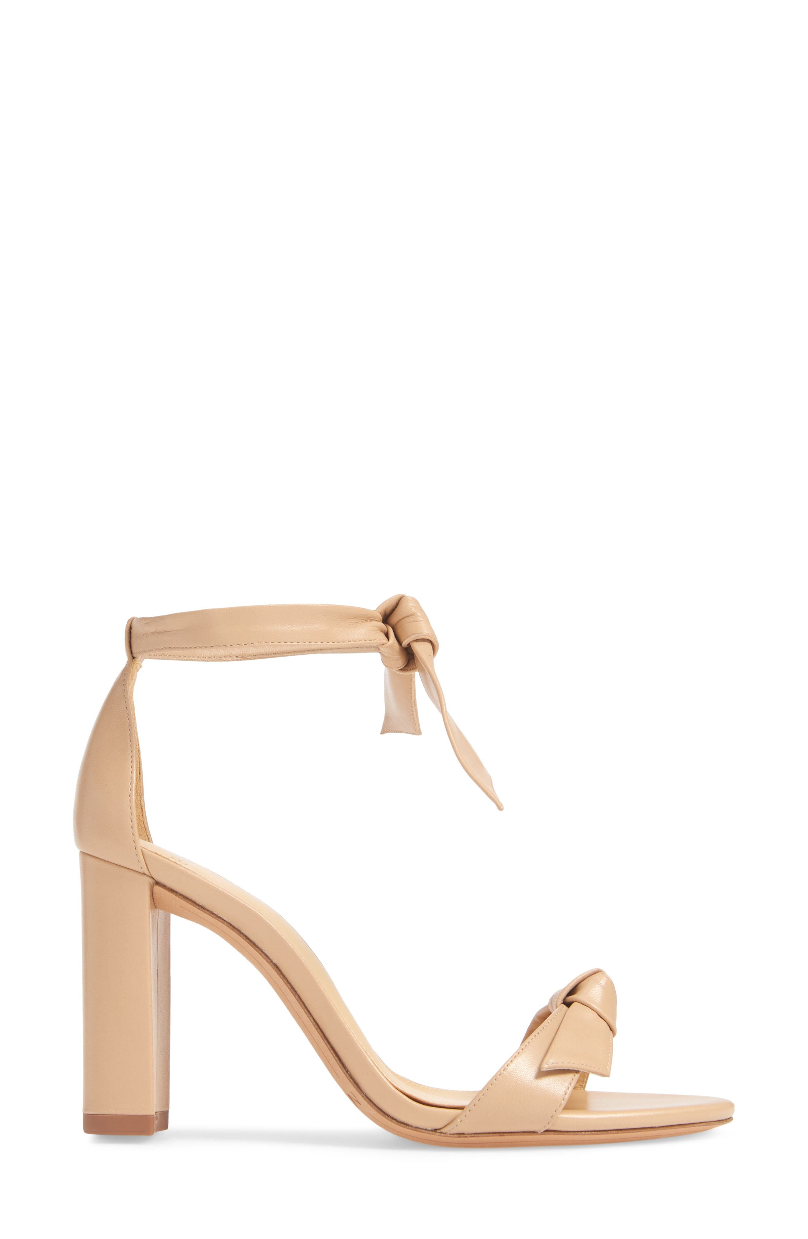 Alexandre Birman Clarita Knotted Sandal in Nude Leather at Nordstrom - 3