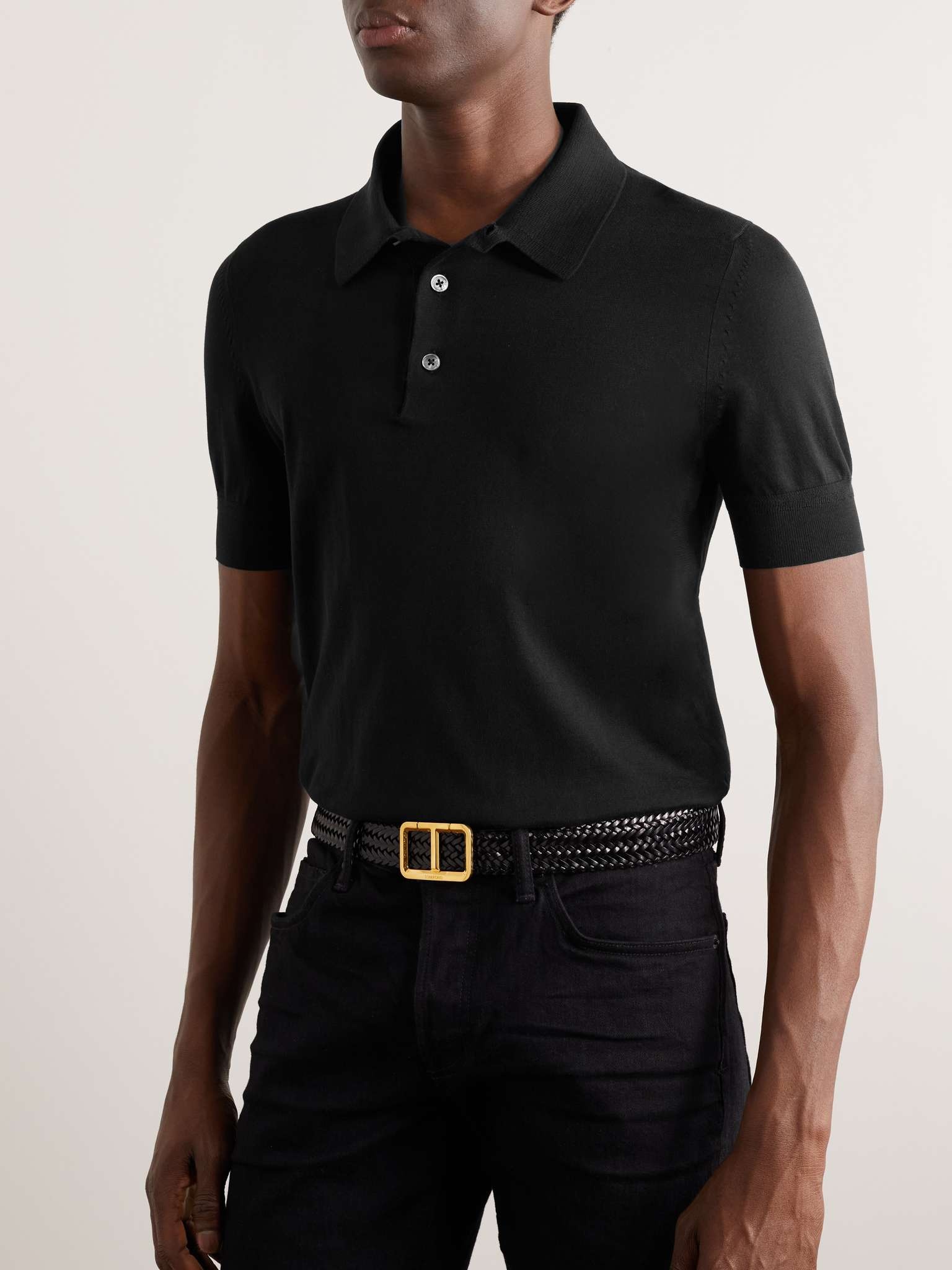 Slim-Fit Cotton Polo Shirt - 3