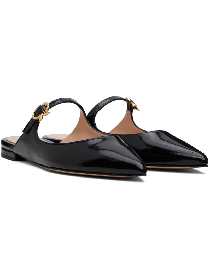 Black Ribbon Jane Slide Loafers 4