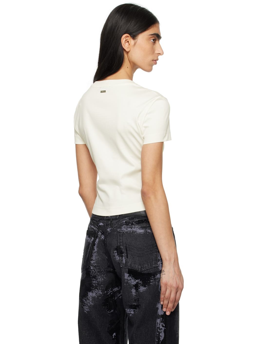 White Pierced Baby T-shirt - 3