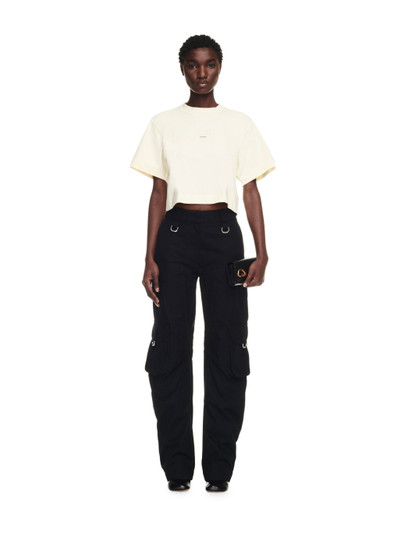 Off-White Small Arrow Pearls Crop Tee outlook