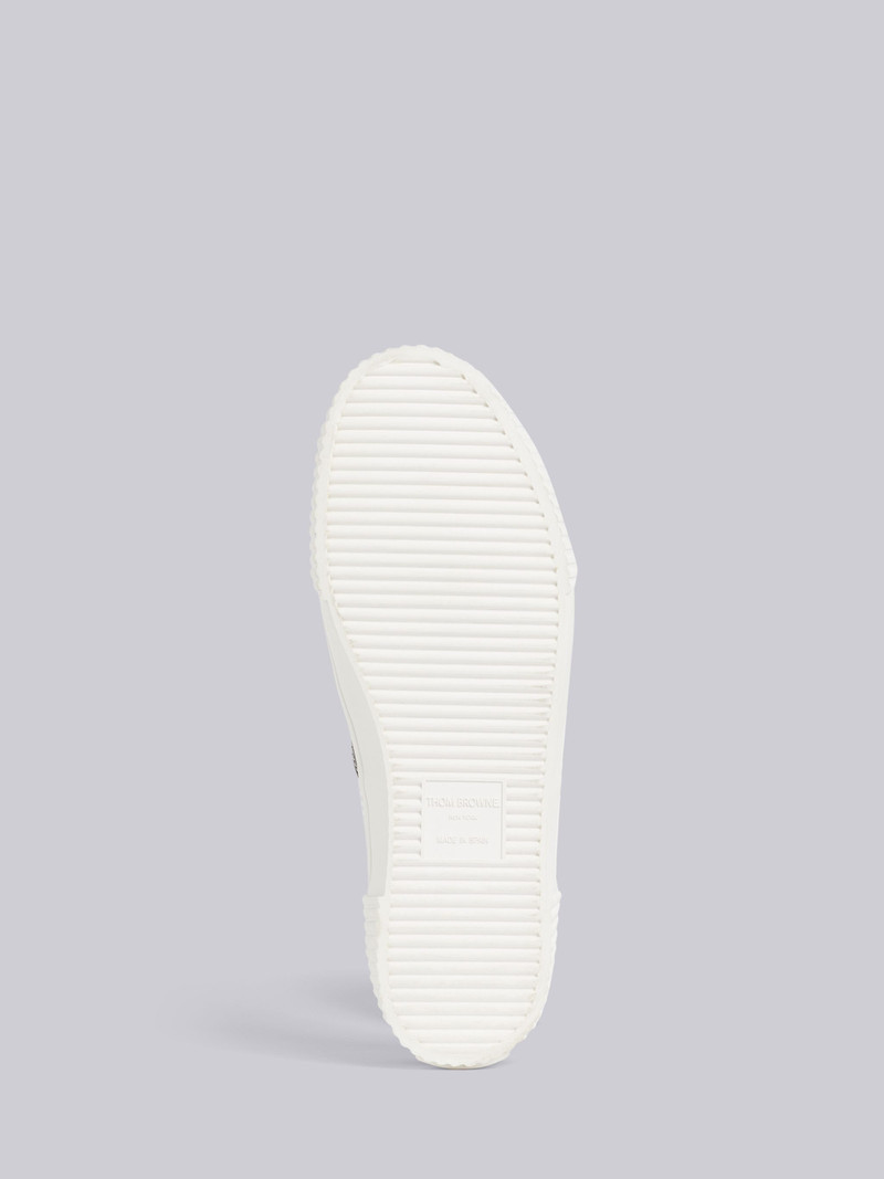 Medium Grey Cotton Canvas Patchwork Heritage Sneaker 5