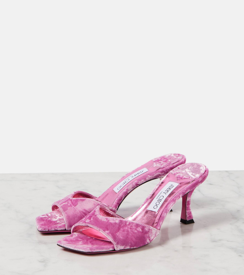 Skye 70 velvet mules 4