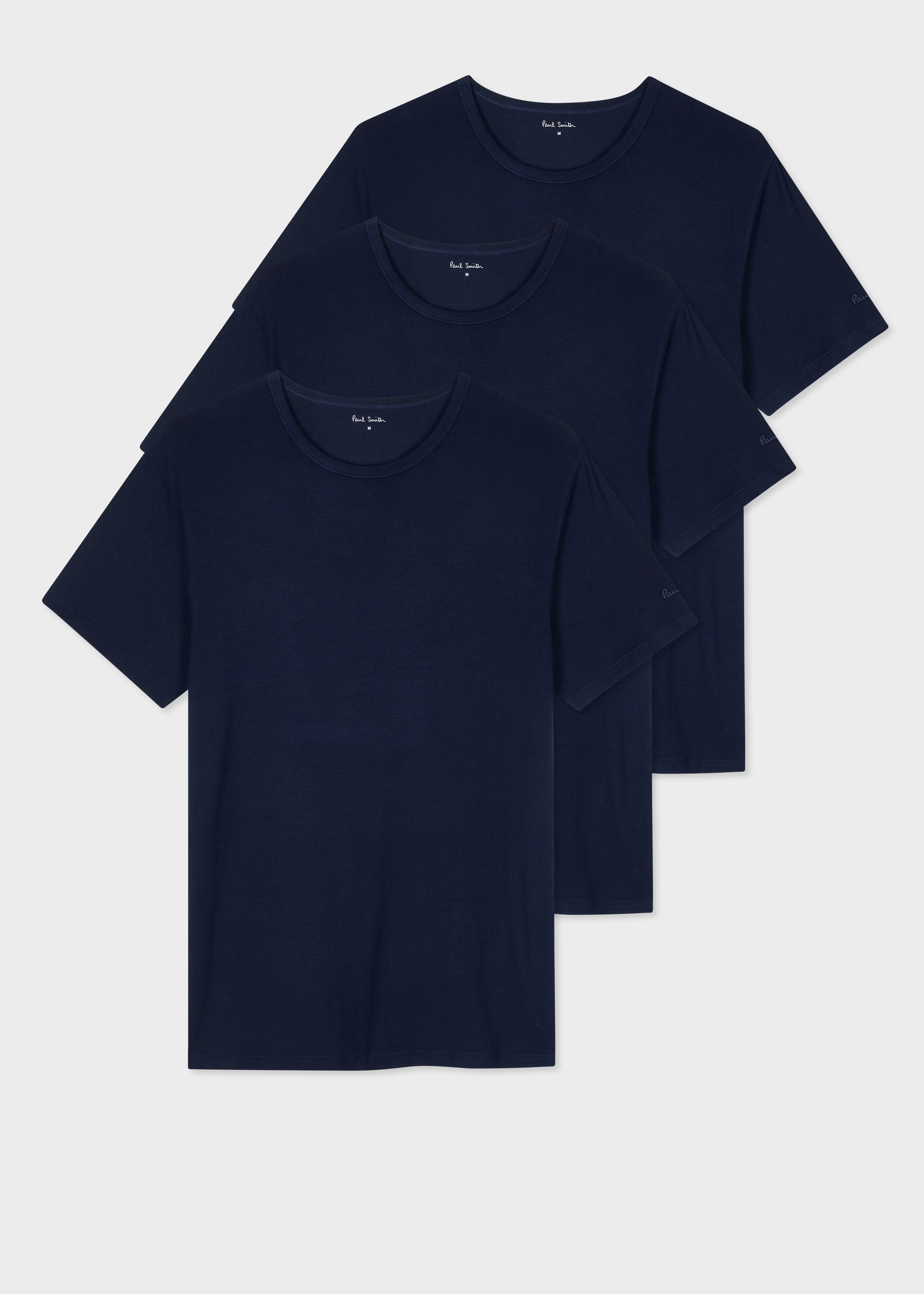 Navy Modal Lounge T-Shirts Three Pack - 1