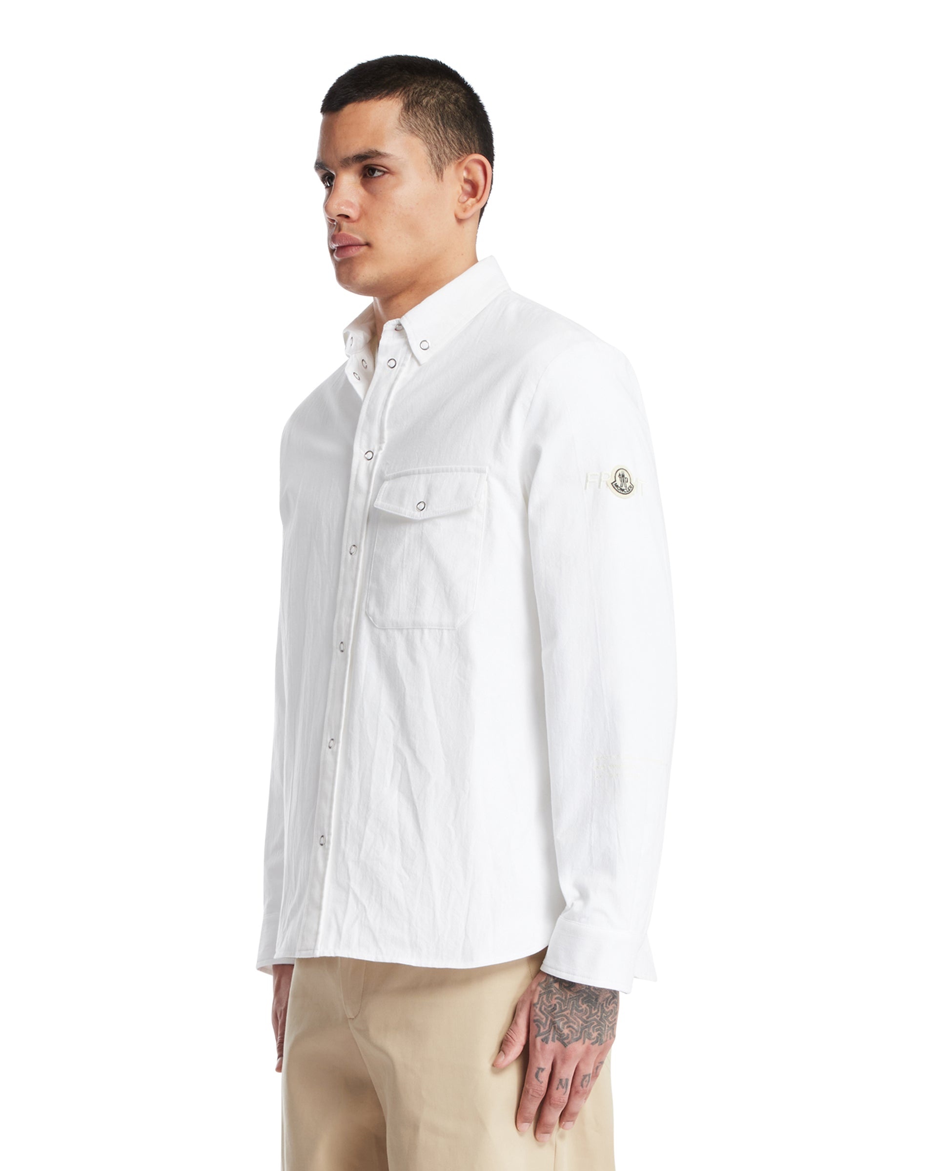 Moncler Genius x FRGMT White Padded Overshirt - 4