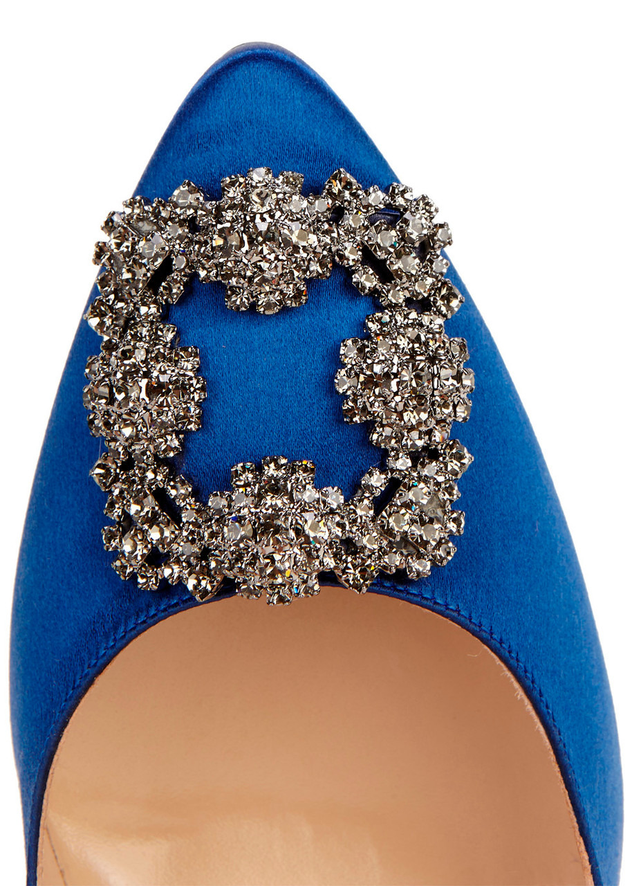 Hangisi 105 silk-satin pumps - 4