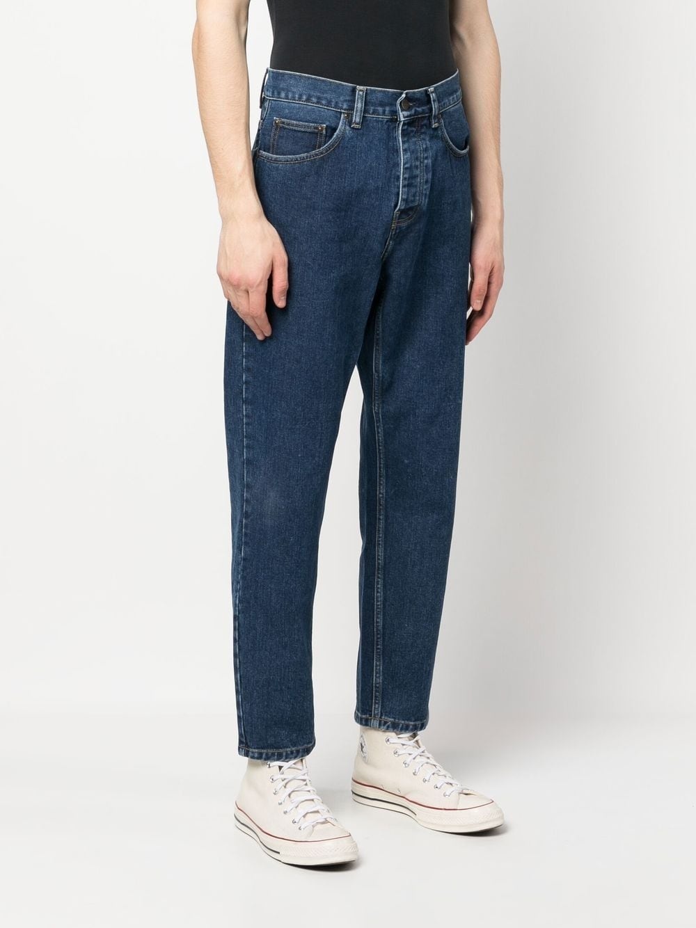 low-rise straight-leg jeans - 3