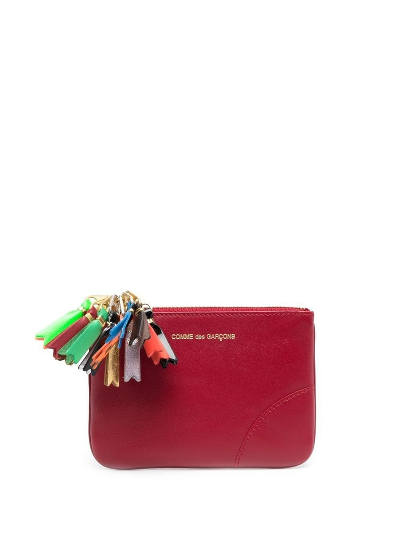 zip-detailing leather wallet 1