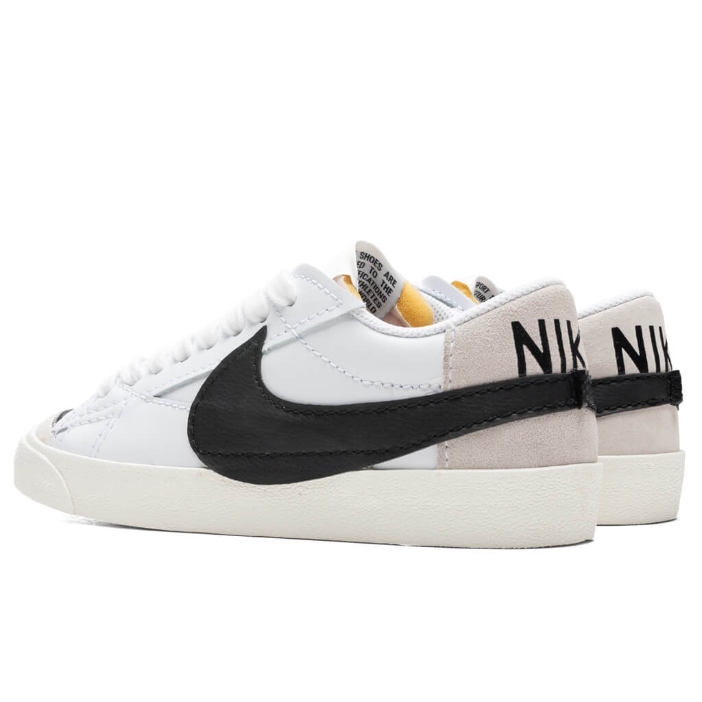 NIKE BLAZER LOW '77 JUMBO - WHITE/BLACK/SAIL - 3