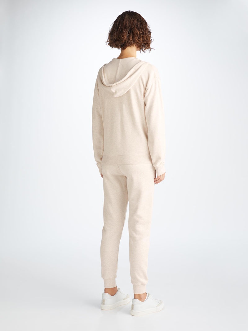 Women's Hoodie Quinn Cotton Modal Cream - 4