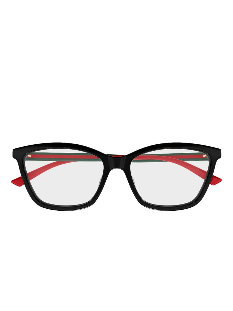 stripe cat-eye glasses 1