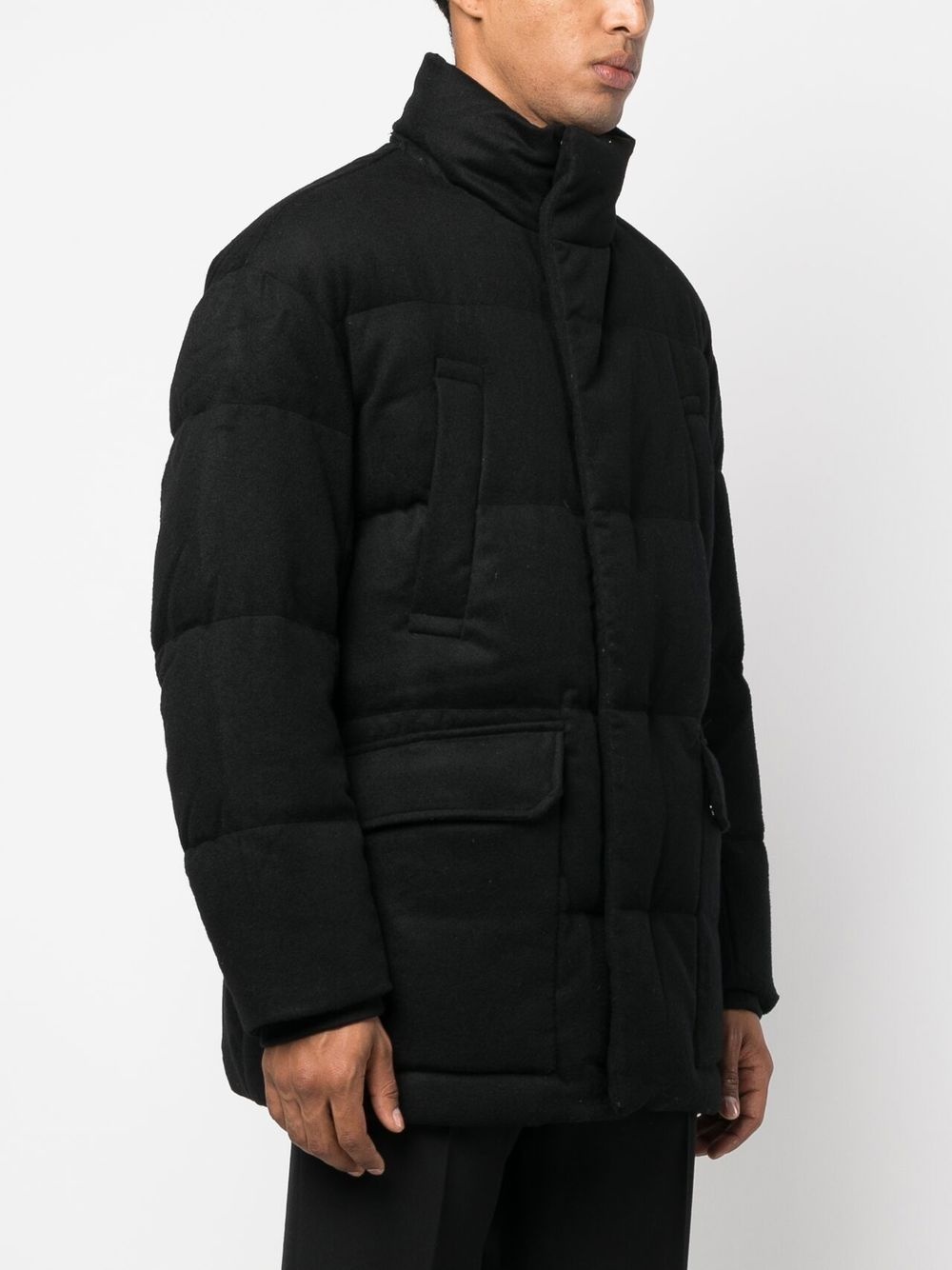 high-neck padded jacket - 3