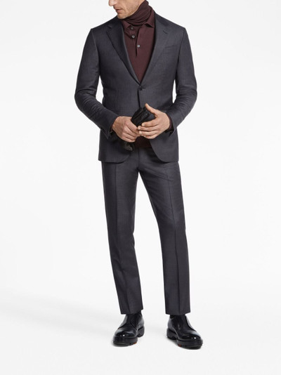 ZEGNA Trofeo single-breasted wool suit outlook