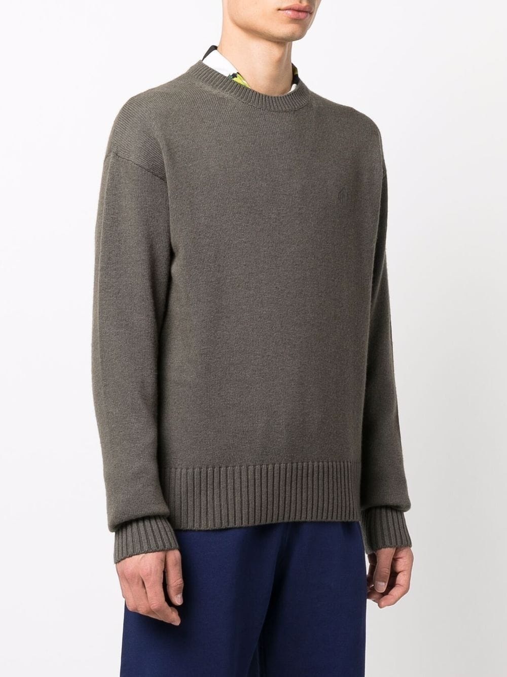 crewneck knitted jumper - 3